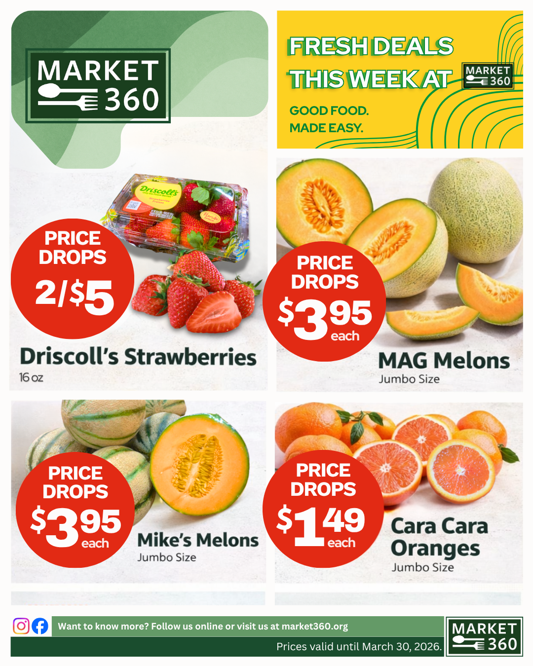 Sale flyer page 1